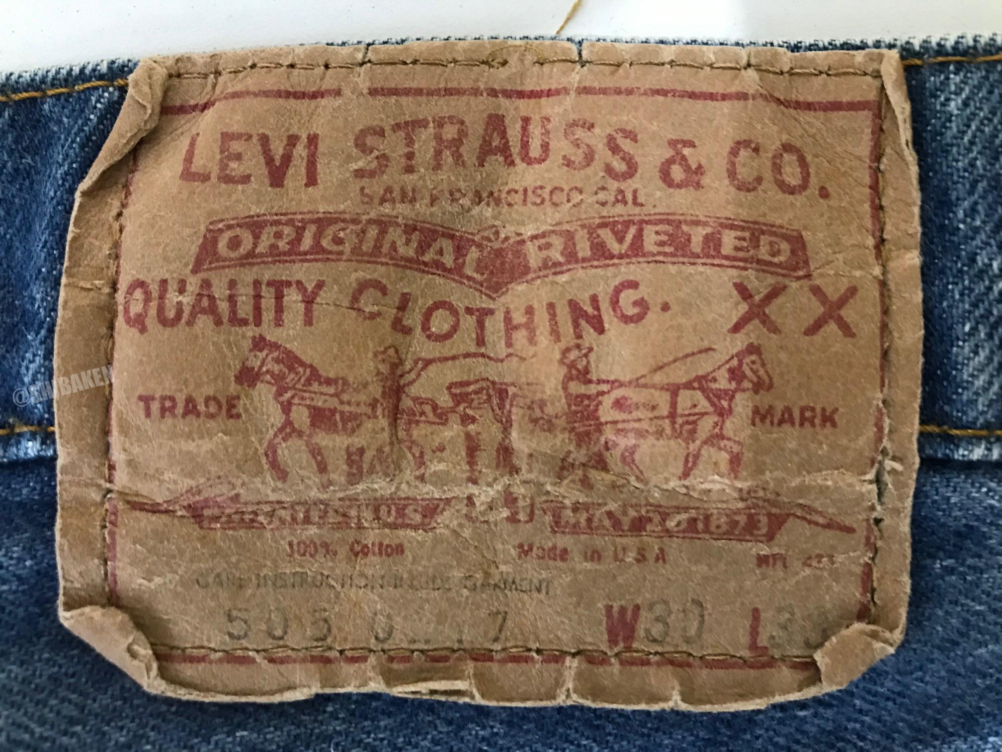 写真でみるリーバイス505［2］ 505-0217 1979年米国製（66後期） | 柴