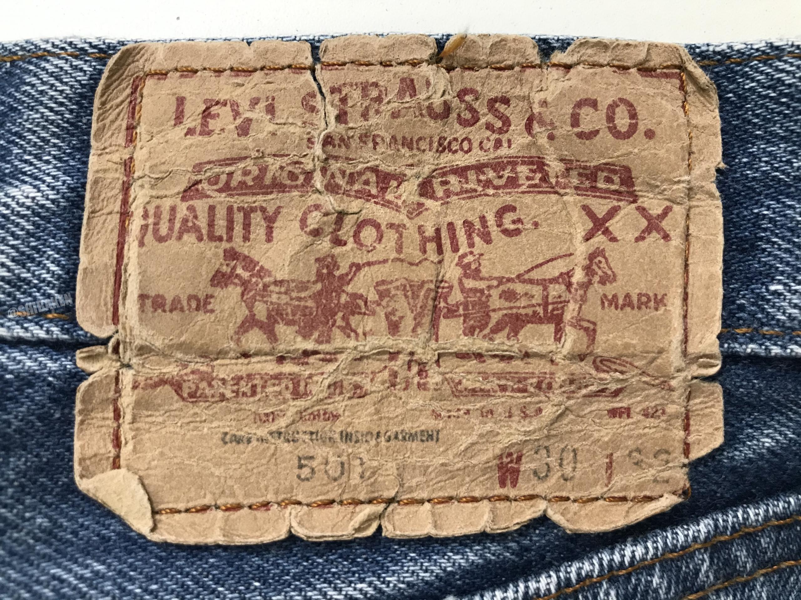 写真でみるリーバイス501レギュラー（13）1983年初代レギュラー501