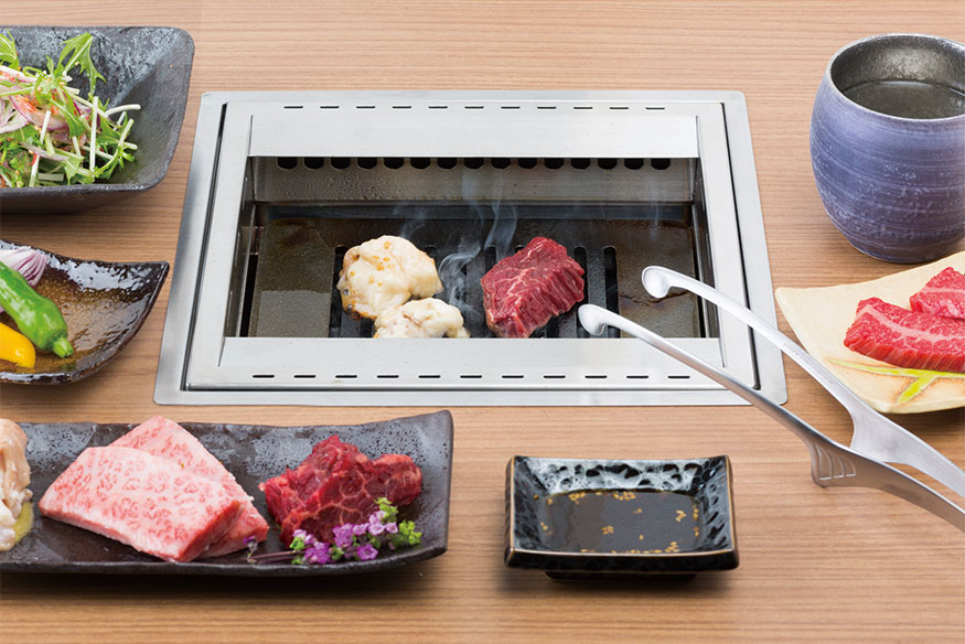 製品一覧 じぶん焼肉｜1人用テーブル埋め込み型の焼肉無煙ロースター