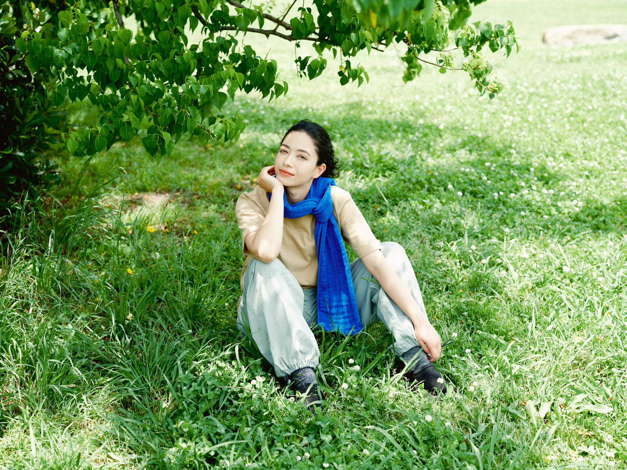 2.5重ガーゼのマフラー / L・スローケット - SHINTO TOWEL - 神藤タオル