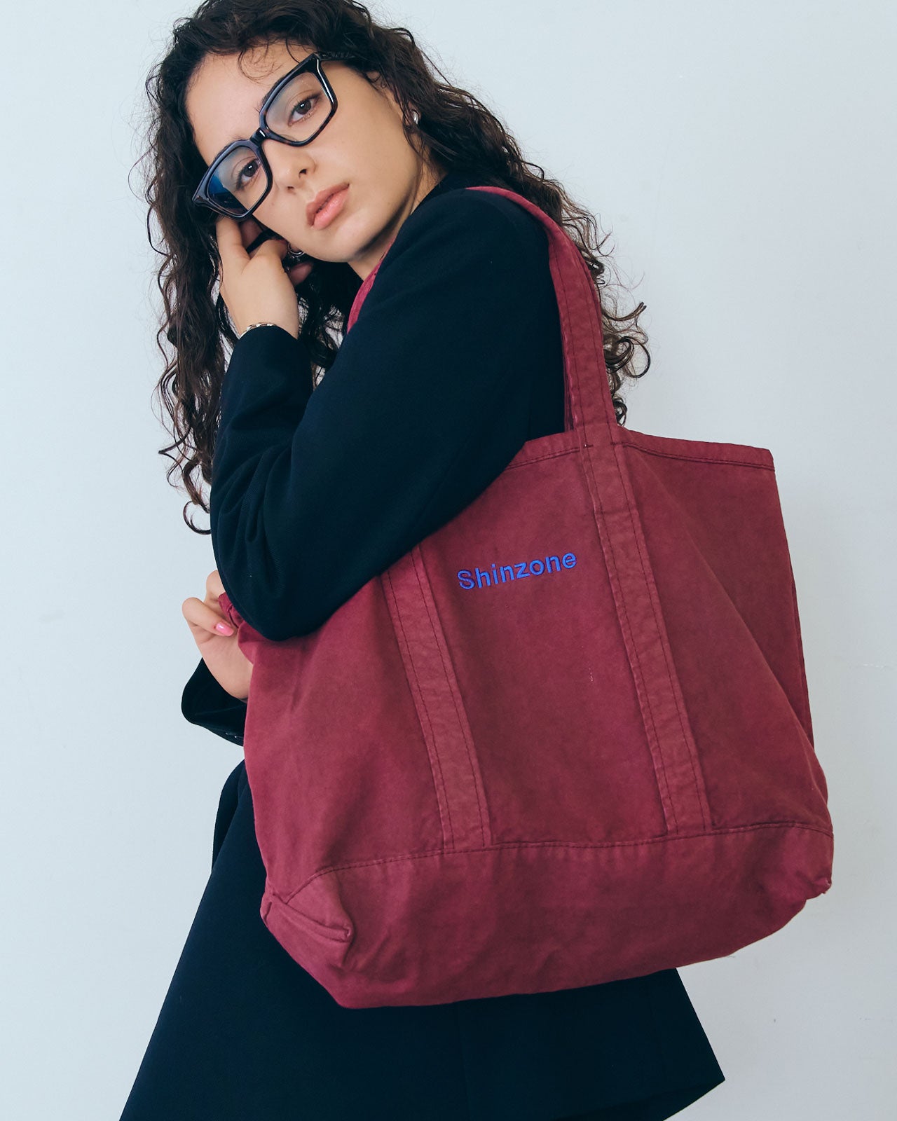 Shinzone（シンゾーン）】Shinzone TOTE シンゾーン ロゴトートバッグ