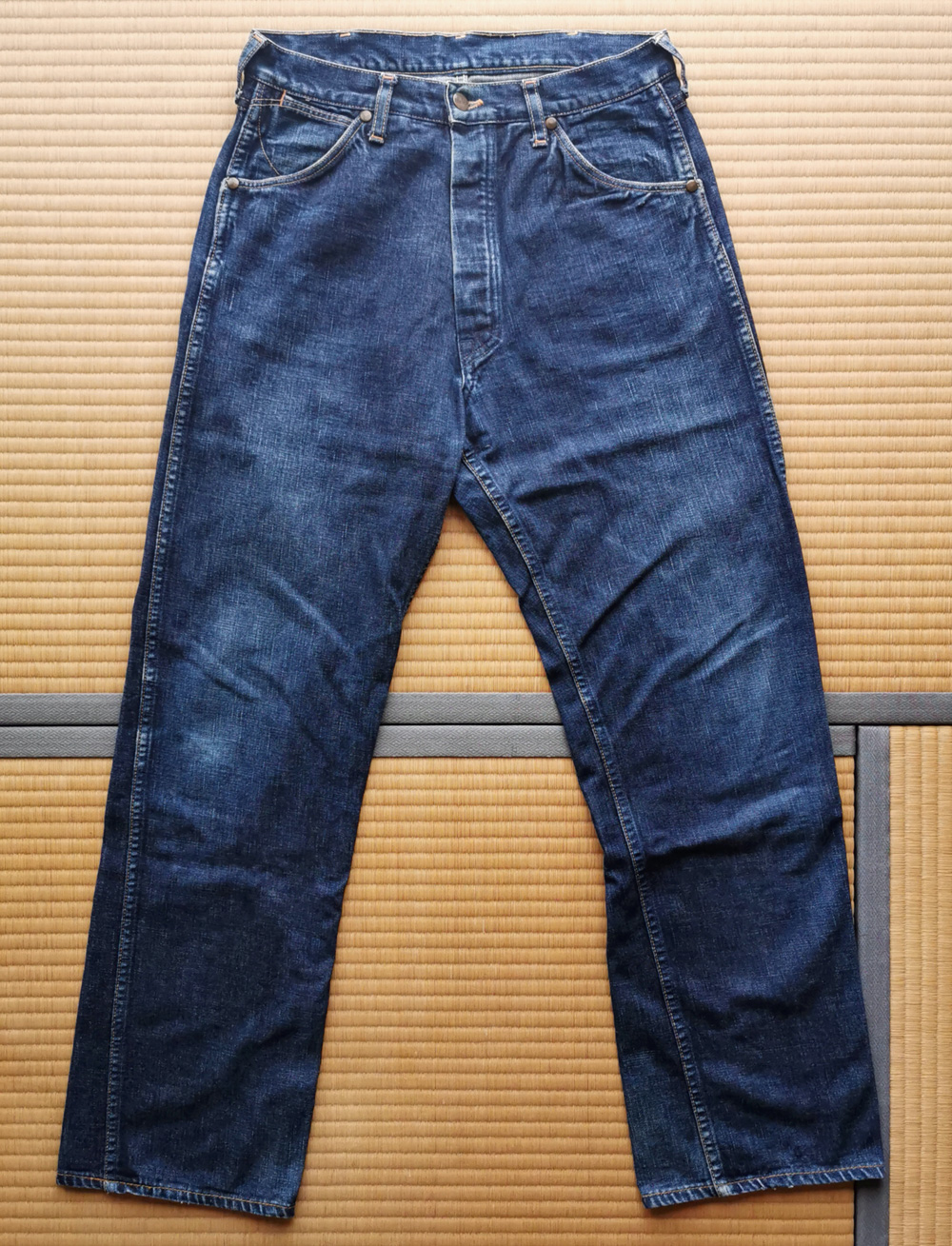 WAREHOUSE（ウエアハウス）ラングラー11MWプロトタイプ 色落ち－手間とヒマ