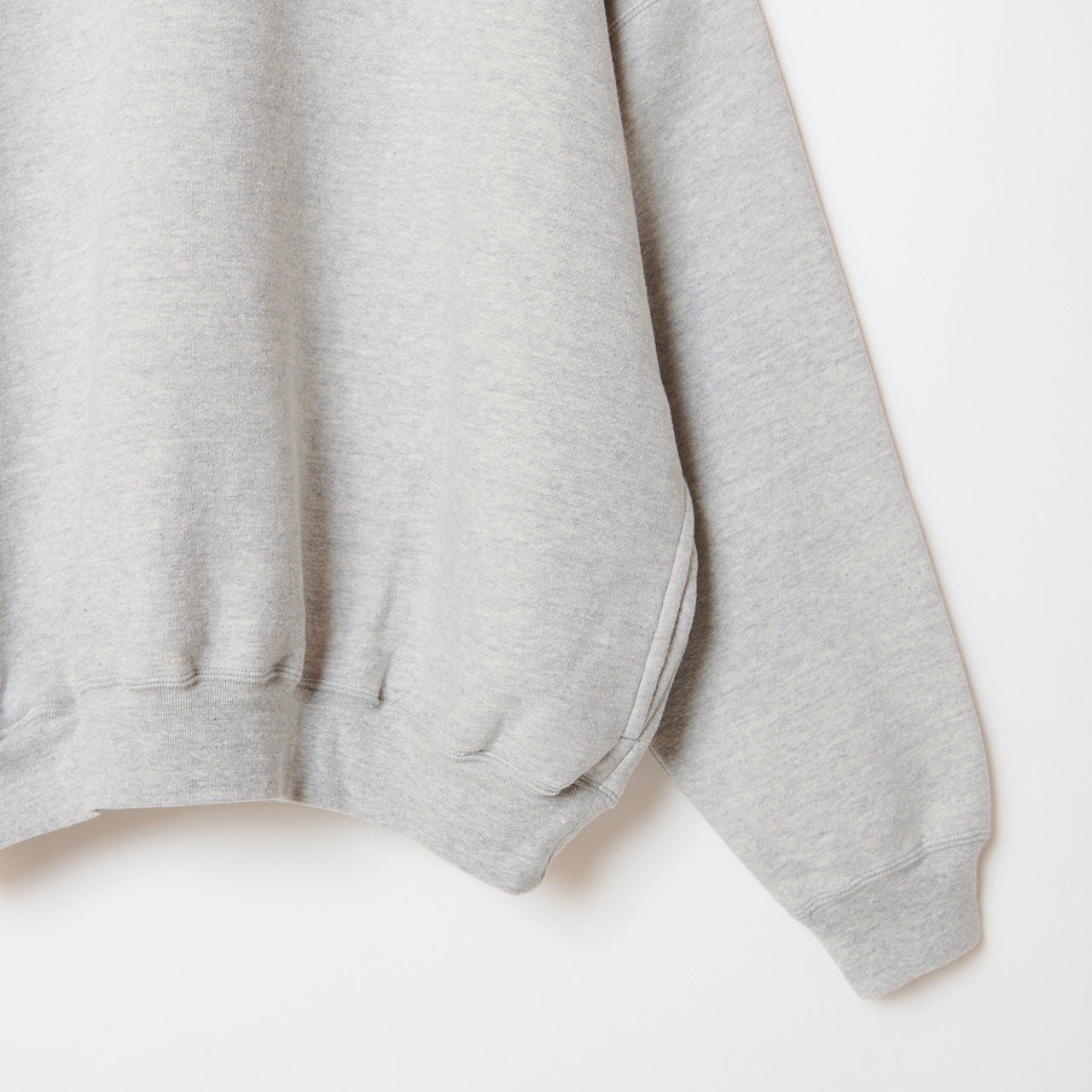 Brushed Crew / HEATHER GRAY – SHISHIKUI