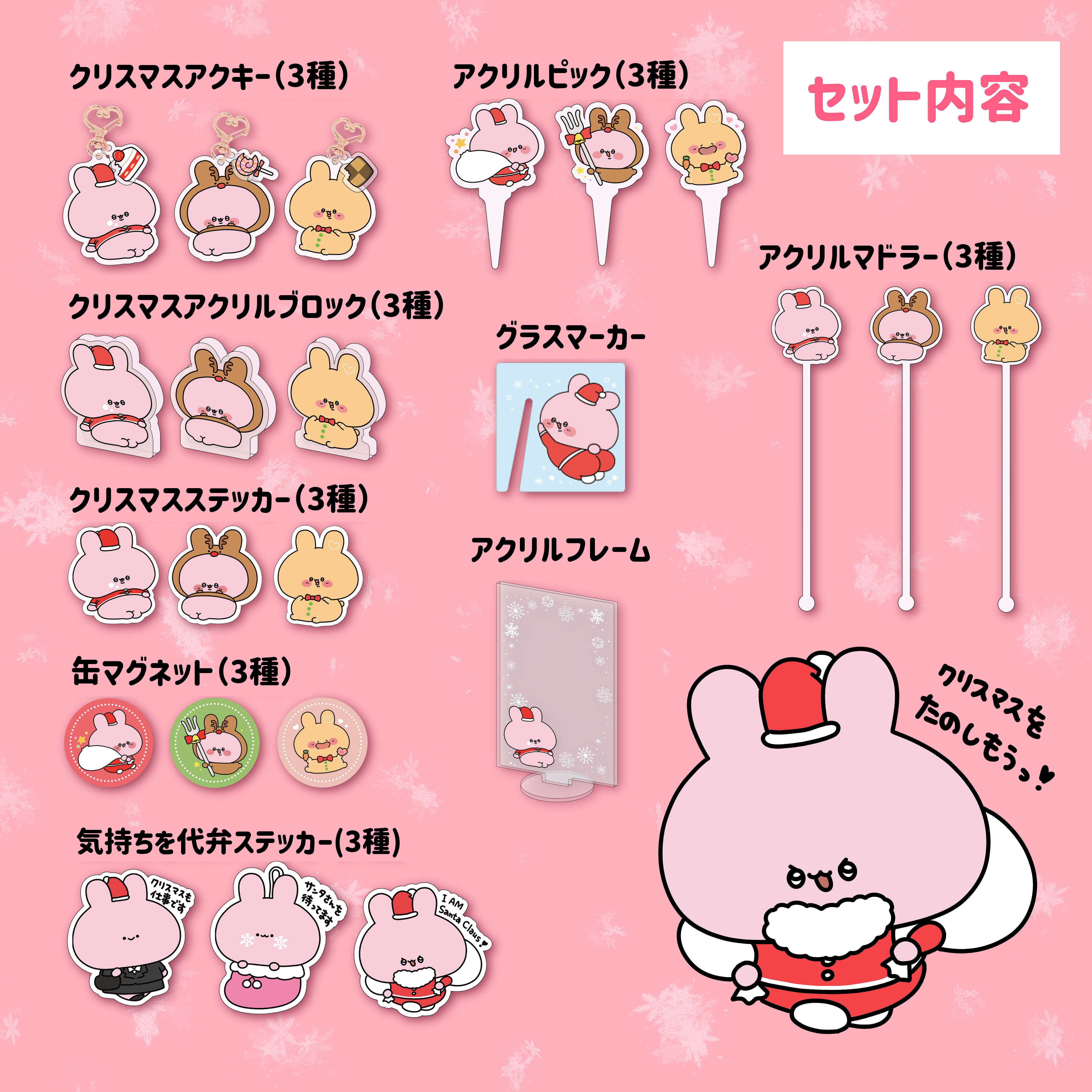 ASAMIMI-CHAN] Special set including all Christmas items