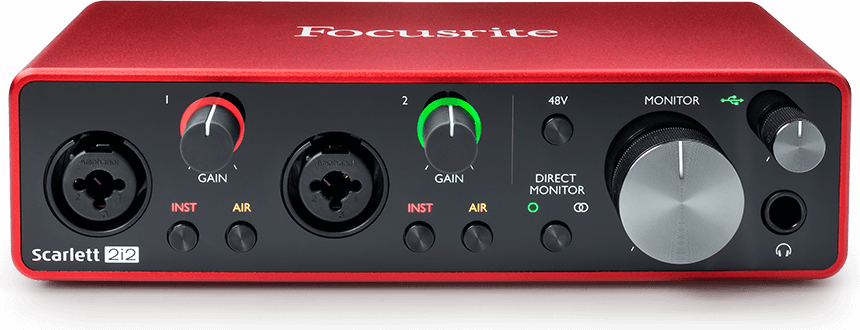 Focusrite Scarlett 2i2 Gen3 | Sinamex Recording Store
