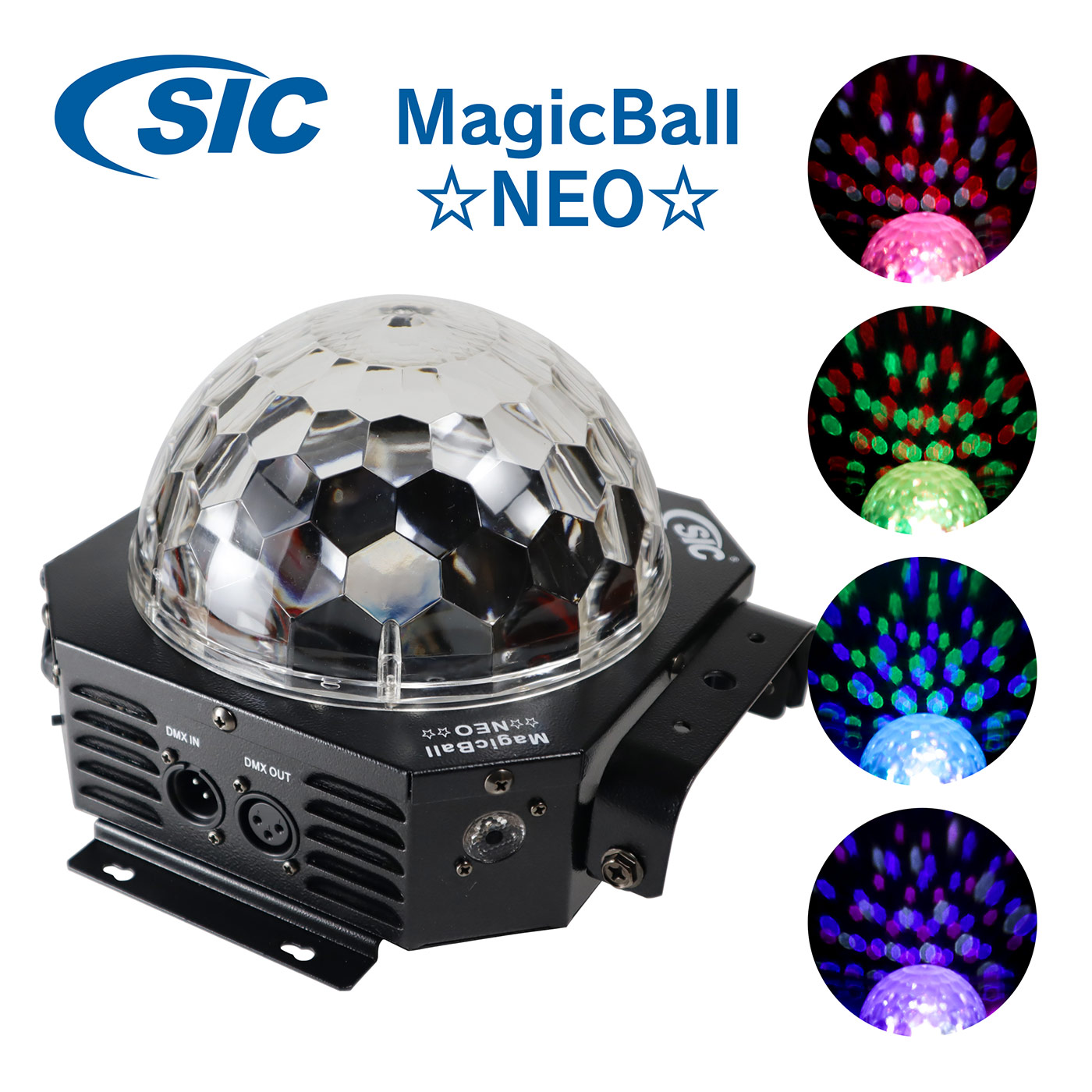 音楽に合わせて自動調光！手間いらずのステージ照明・マジックボール