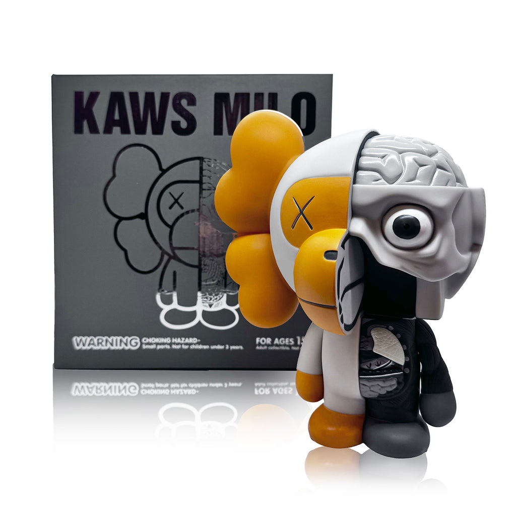 KAWS x BAPE 'Milo' (2011) Rare Designer Vinyl Art Figure (grey