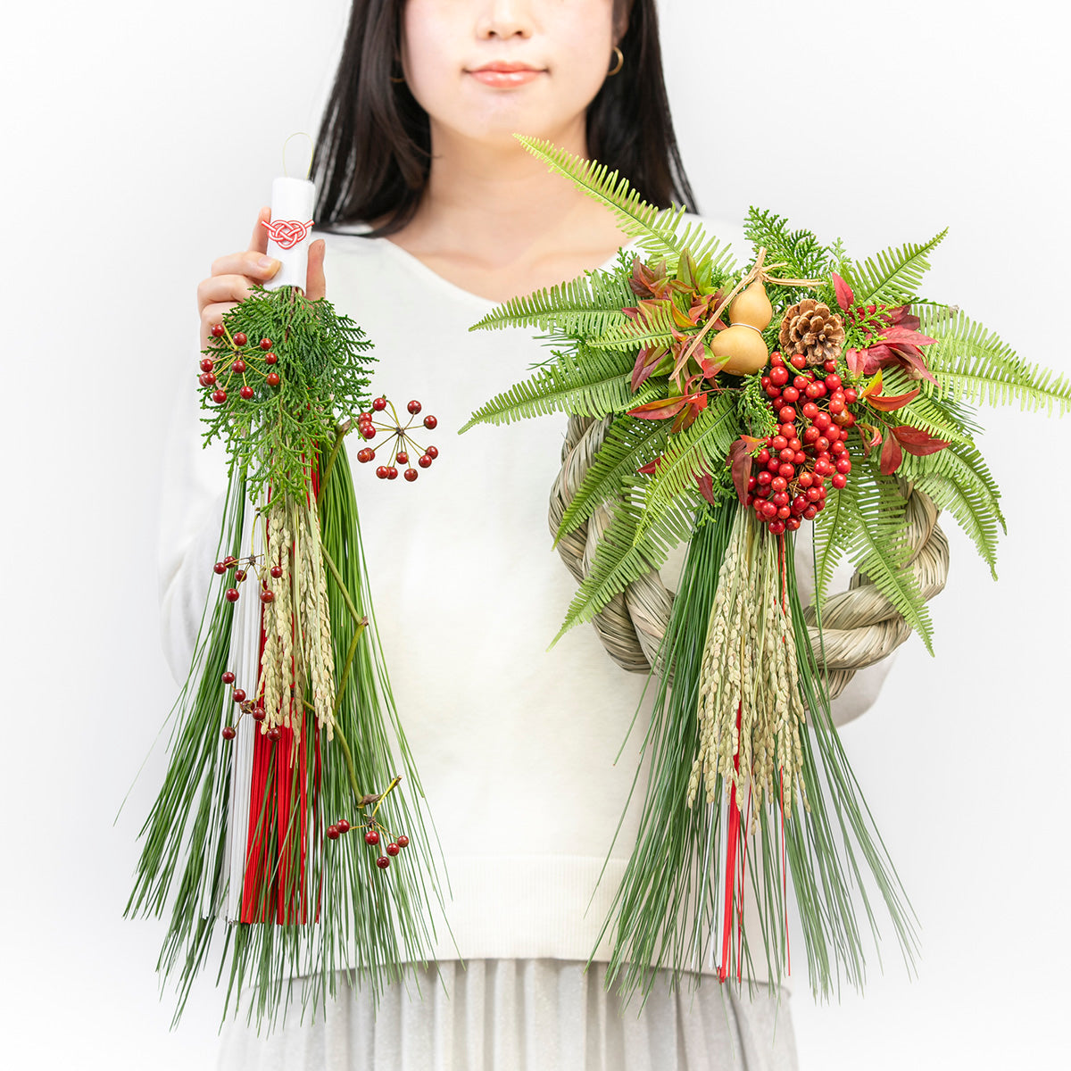 数量限定】冬の枝ものでつくった正月飾り（生花）