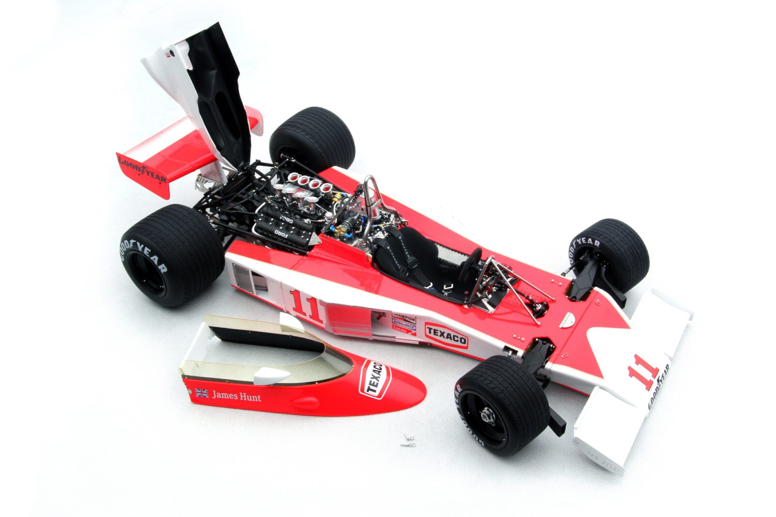 A 1:8 Scale Model of James Hunt's 1976 McLaren M23D F1 Car - $8,430