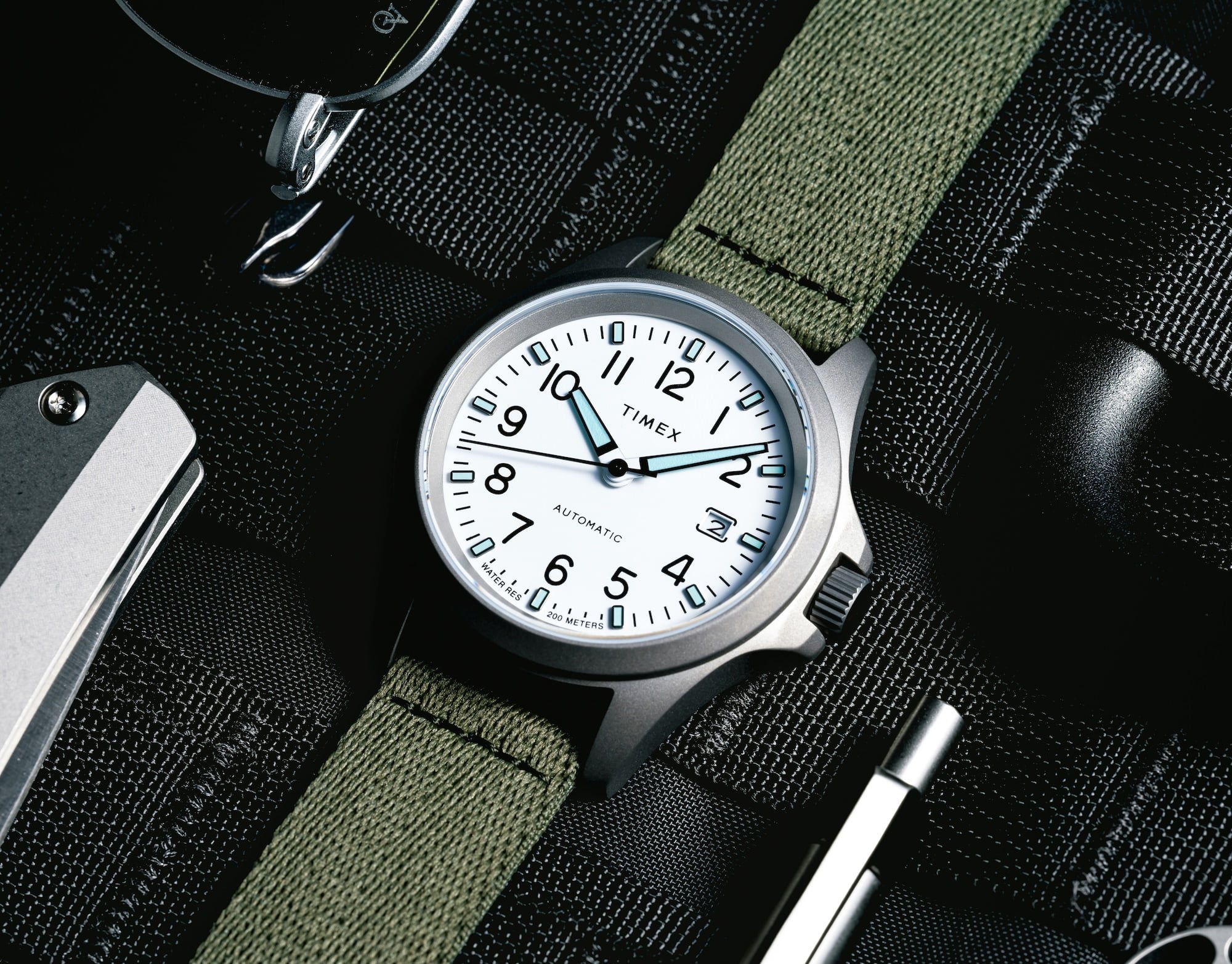The New Huckberry x Timex Titanium Automatic Field Watch: $375 USD