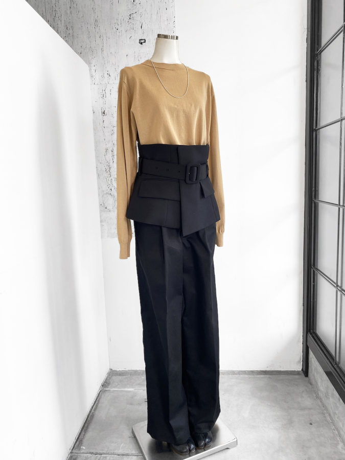 HYKE ハイク/ DOESKIN CORSET BELT – six