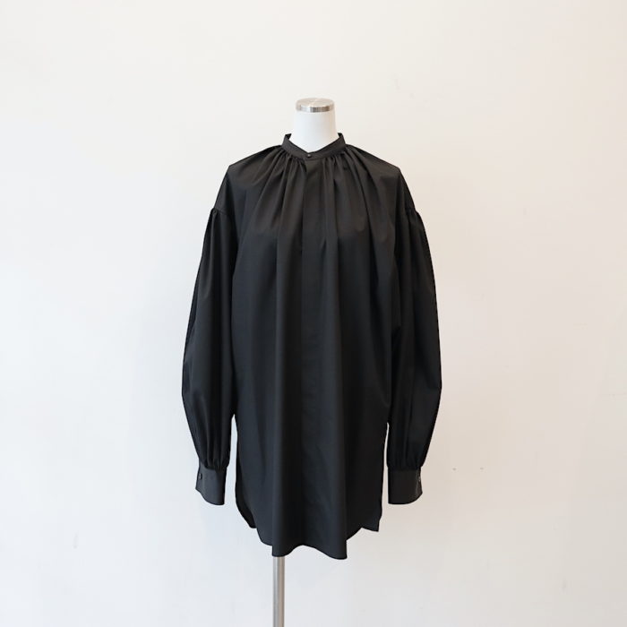 HYKE / T/C GATHERED SHIRT – six