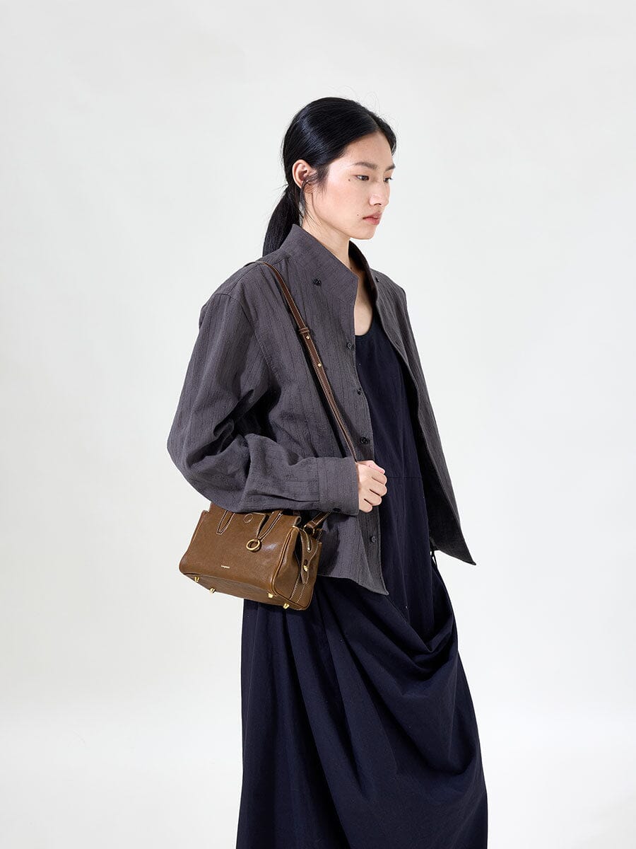 Leather Duffle Bag | Mini Crossbody & Handheld – Songmont