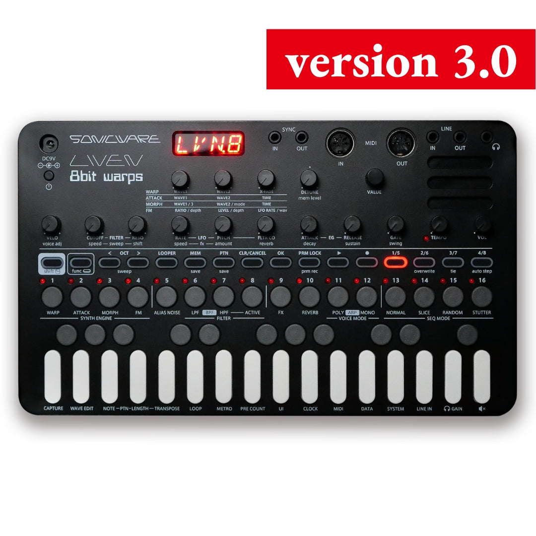 LIVEN 8bit warps – SONICWARE