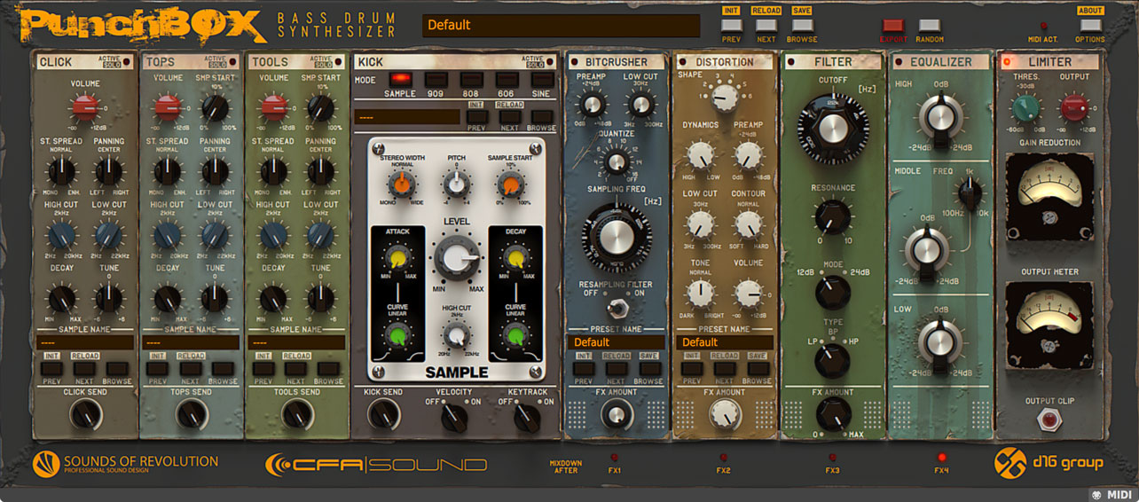 ソフト音源 「PUNCHBOX」 | SONICWIRE