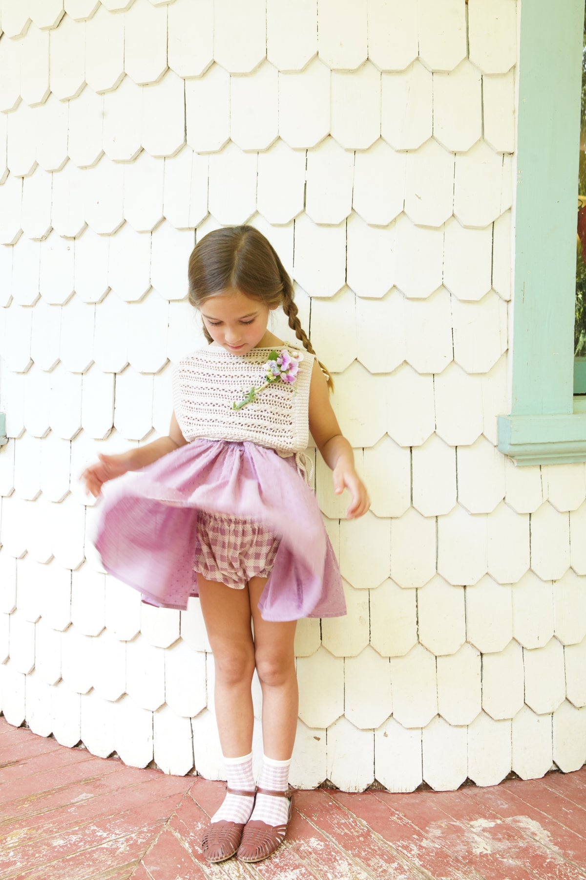 Soor Ploom Lottie Bloomer-Daisy Print 2y