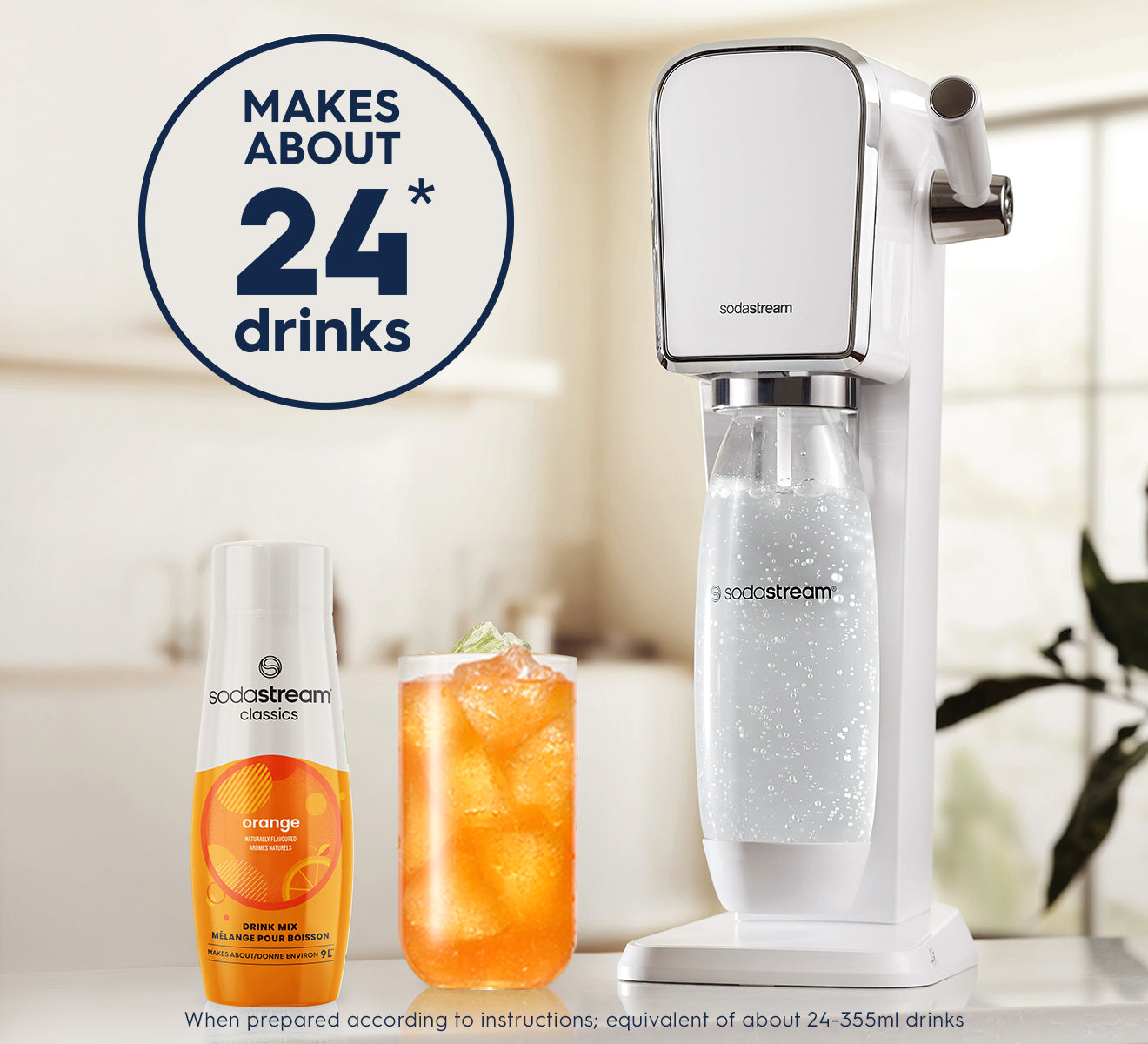 Orange Flavoured Soda 6 Pack – SodaStream Canada