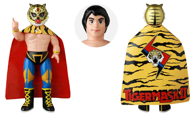 ソフビ・ファイティングシリーズ」新作にまたまた「初代タイガーマスク