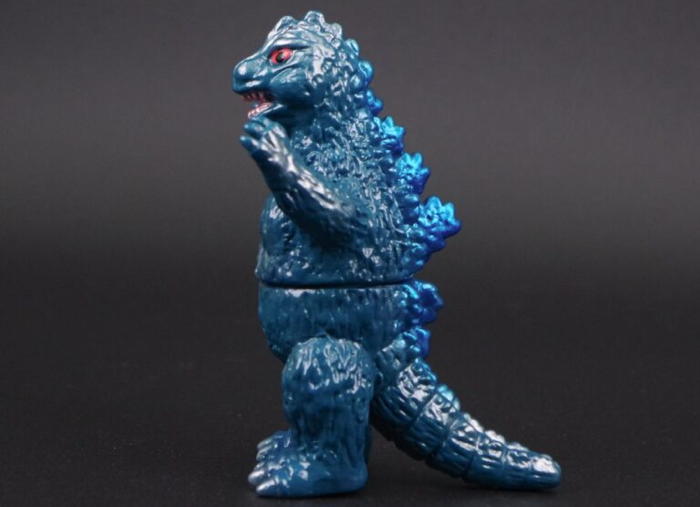 ブルマァクのミニ怪獣シリーズ］の「ゴジラ」と「メカゴジラ」が