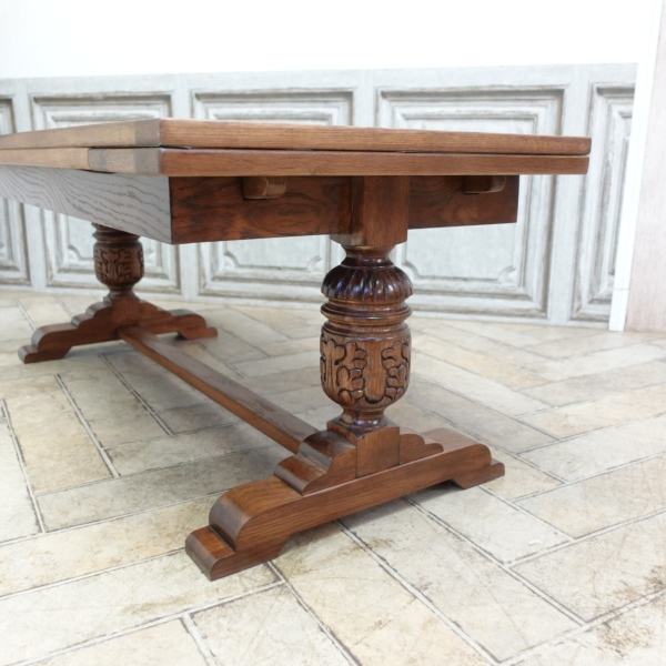 オーク無垢材 ローテーブル ta-244-jf アンティークそっくり市場