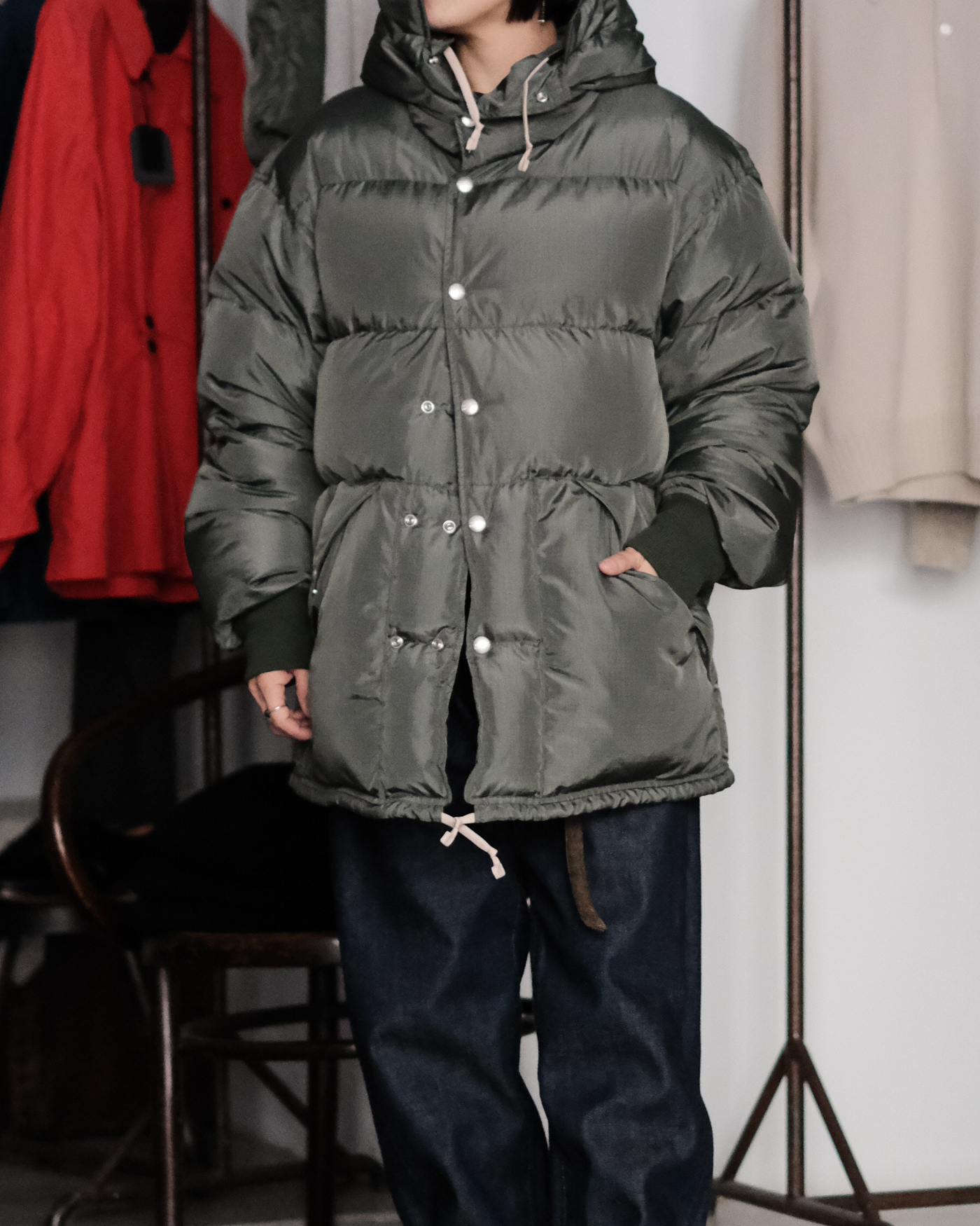 MOUNTAINEER DOWN JACKET col.Forest - Sleepy PEOPLE | スリーピー