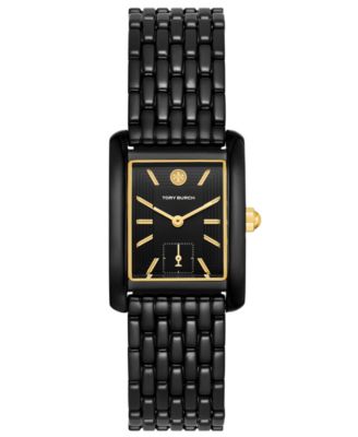Tory Burch Women's The Eleanor Black-Tone Stainless Steel Bracelet