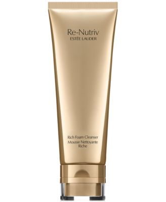 Estée Lauder Re-Nutriv Rich Foam Cleanser, 4.2 oz. - Macy's