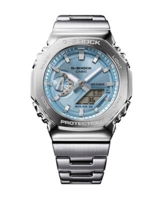 G-Shock Men's Japanese Quartz Silver Tone Stainless Steel Watch