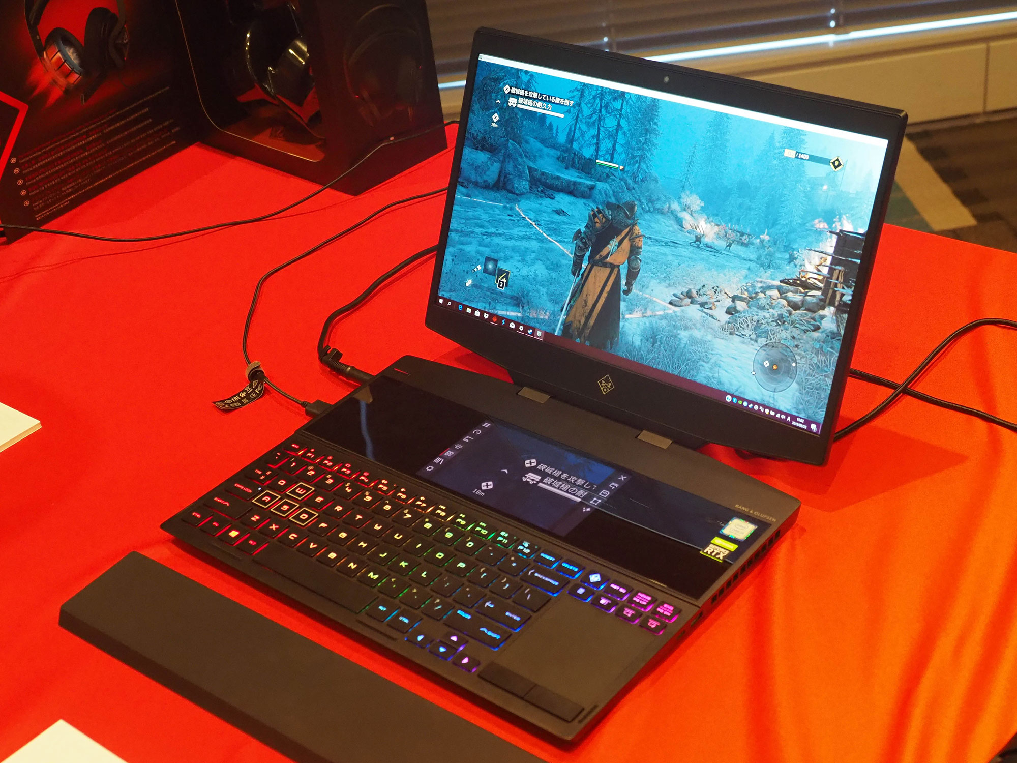 世界初のデュアルスクリーン搭載ゲーミングノートPC「OMEN X 2S 15」の