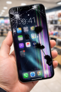 iPhone 15 Pro Max 画面割れ・表示不良は放置厳禁｜症状別の原因と修理