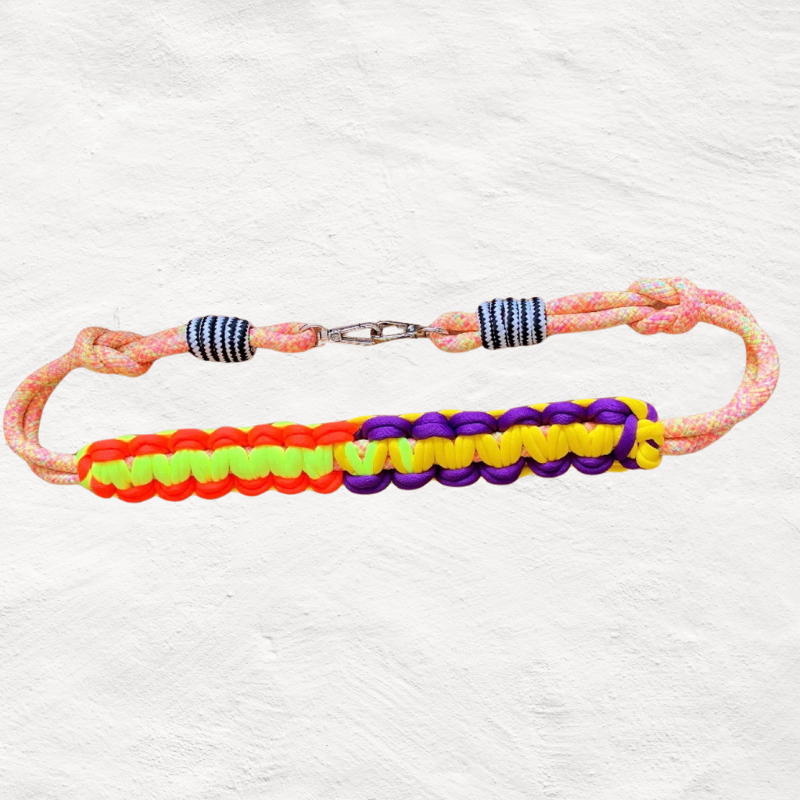 ハンドメイドパラコードレインボースマホストラップ【ストラップタイプ