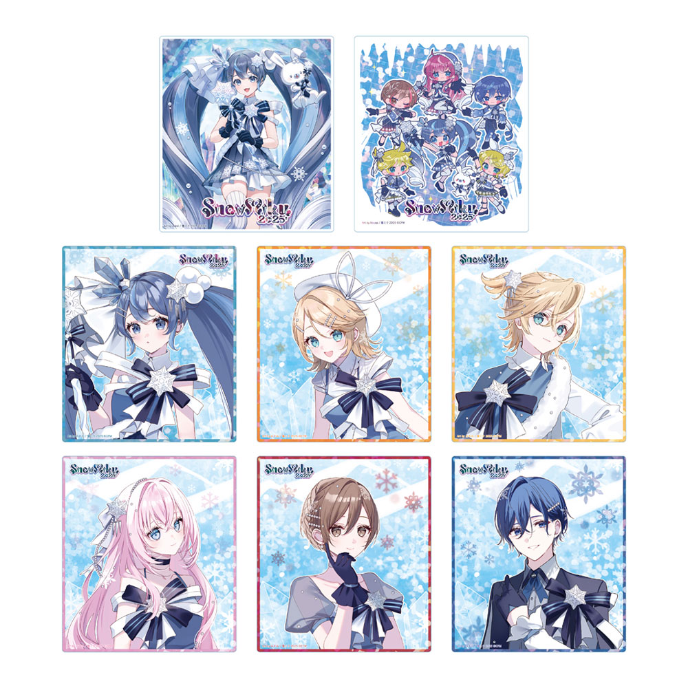 グッズ]SNOW MIKU 2025 × HMV POP UP SHOP クリア色紙(ランダム8種