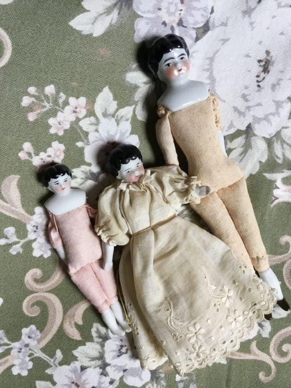 リ*カ様 アンティーク チャイナヘッドドール ミニョネット ミニチュア