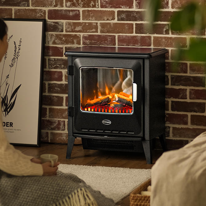 再再お値下げ❗️薪型暖炉電気ヒーター ライト付き 楽天市場】リビング