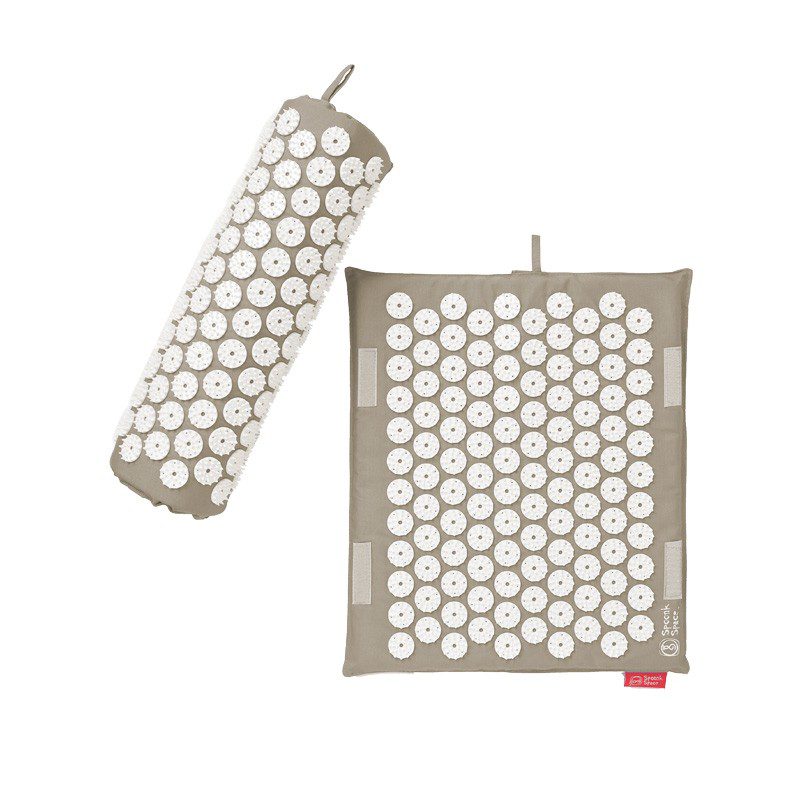 spoonk マッサージマット ブラウン 麻・綿 spoonk マッサージマット