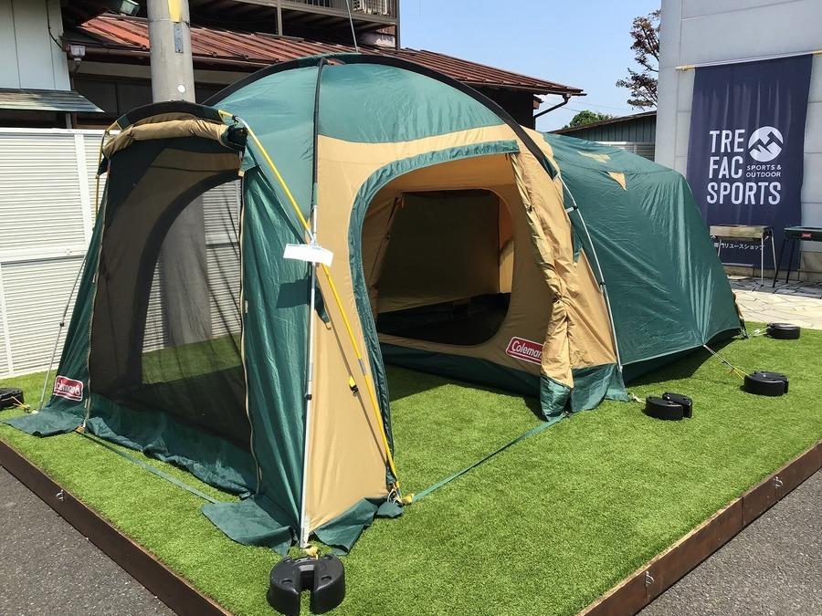 少人数使用にぴったり！Coleman(コールマン)の2ルームドーム/240をご