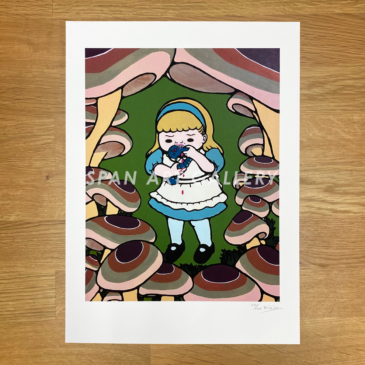 Span Art Gallery / 【直筆サイン・エディション入】友沢ミミヨ 額付き