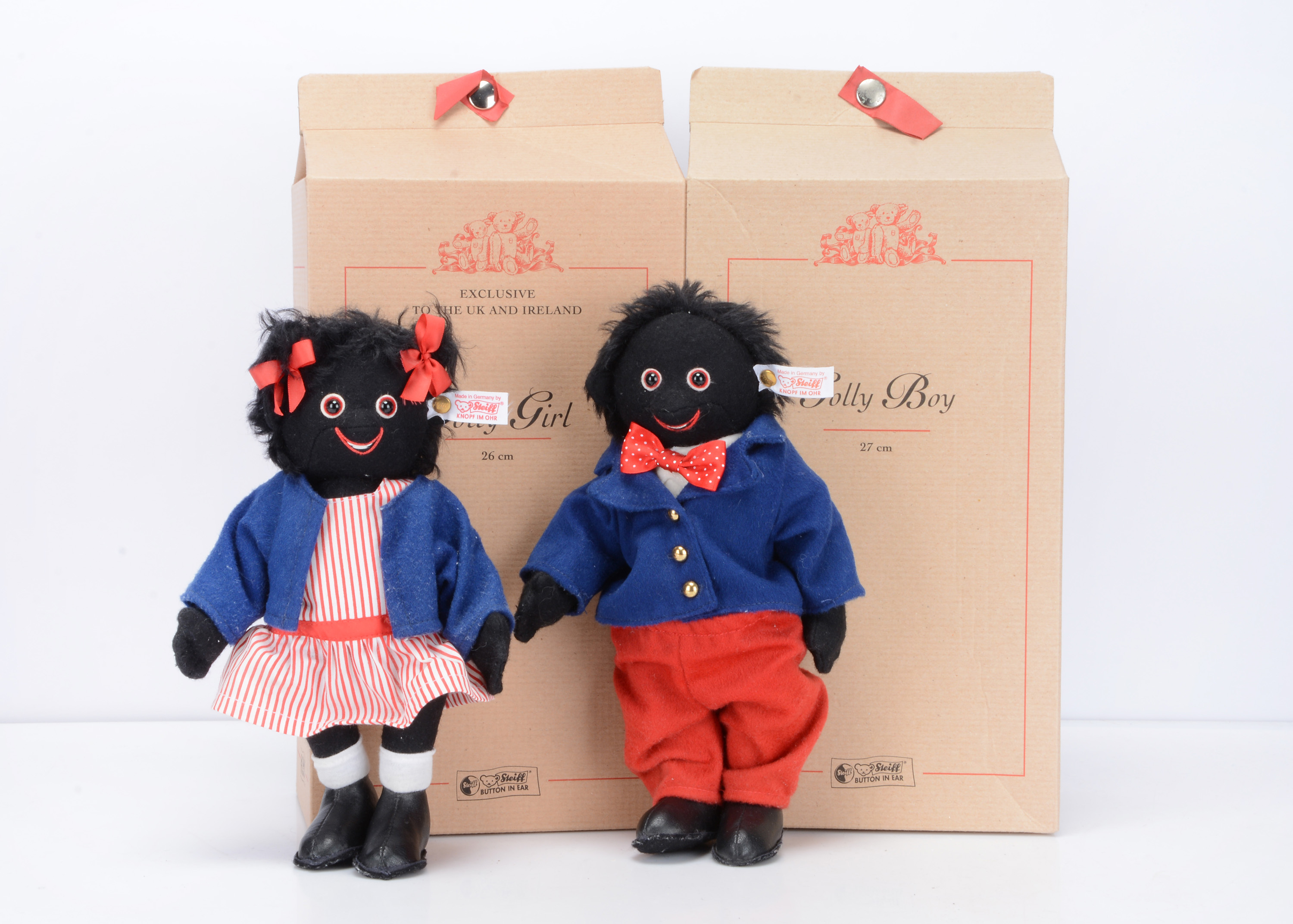 Lot 1 - Steiff limited edition Golly Girl and Golly