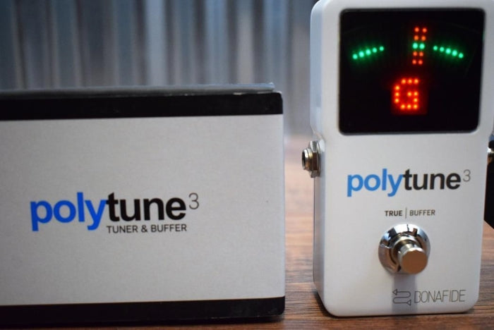 TC Electronic Polytune 3 Chromatic Tuner + BonaFide Buffer Guitar