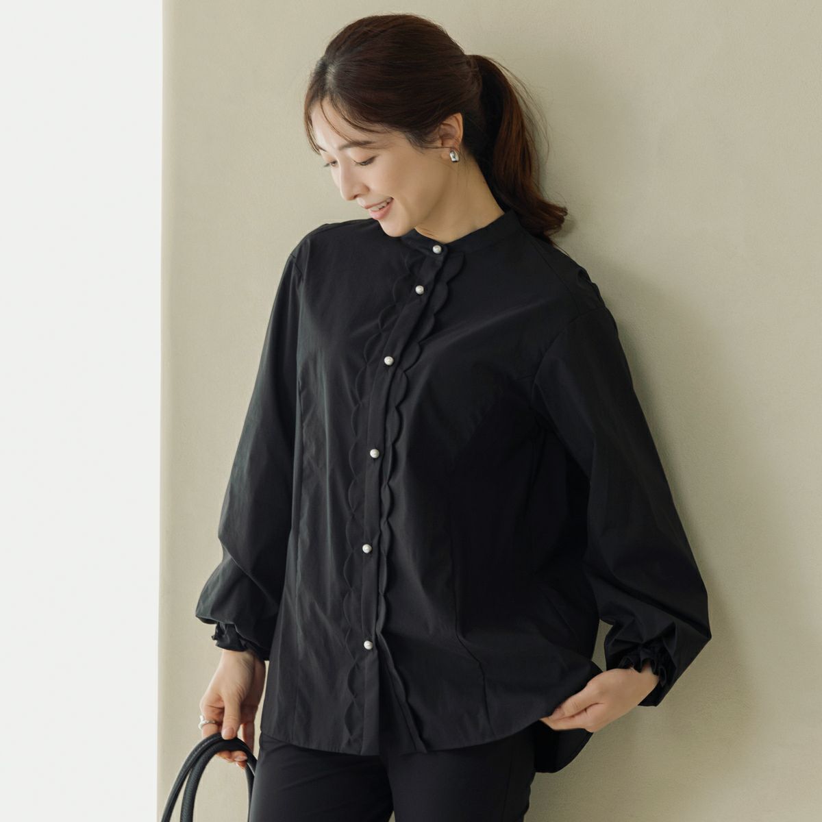 FINAL SALE】【返品不可】【SONO】スカラモチーフブラウス【20250822