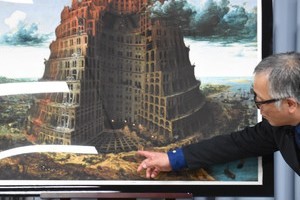 大友克洋×ブリューゲル！ 超絶技巧で描かれた“大友版 バベルの塔