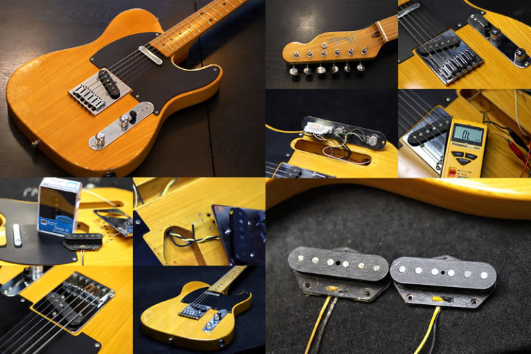 Fender Japan Telecaster - ピックアップ交換