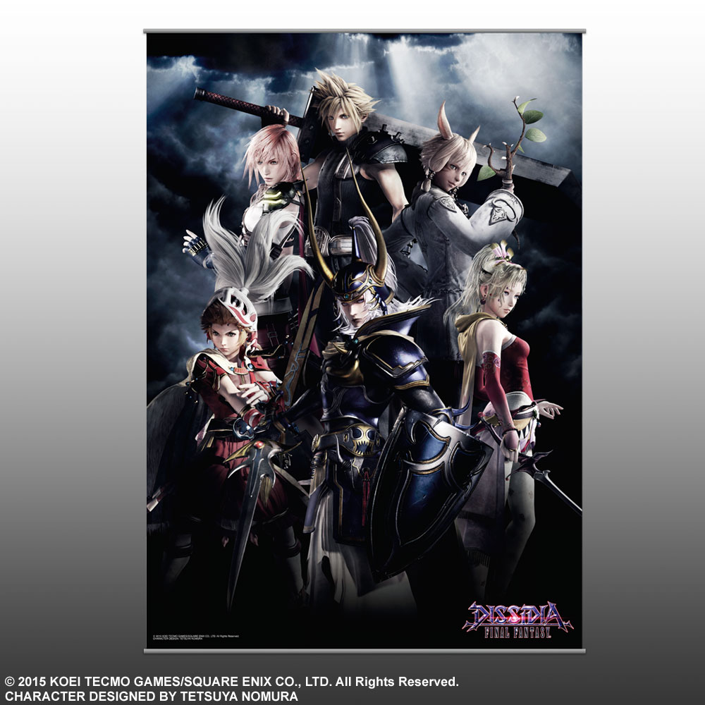 DISSIDIA Final Fantasy Wall Scroll On Sale at Square Enix Store