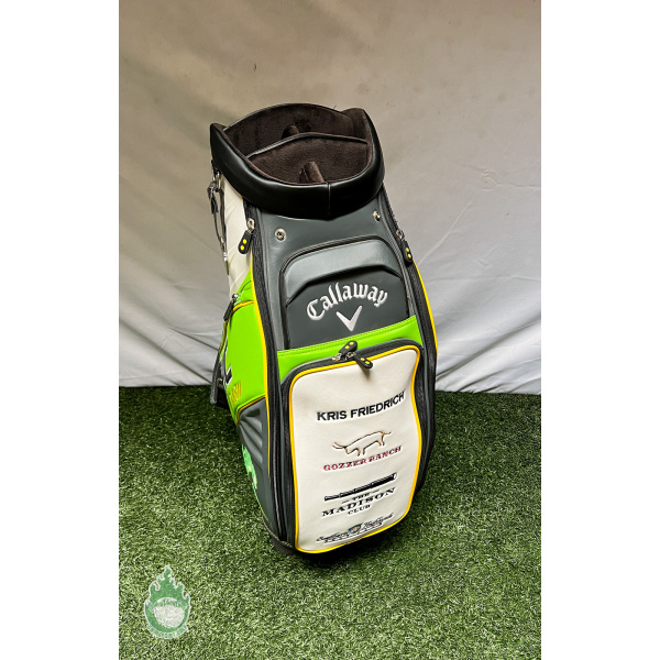 Used Callaway Epic Flash Tour Staff Golf Carry Bag White/Green