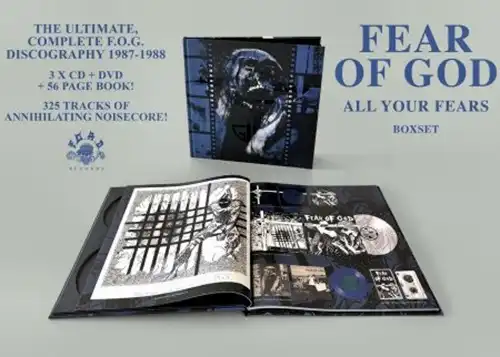 ALL YOUR FEARS (3CD+DVD+BOOK)/FEAR OF GOD/スイスが誇る伝説的80's