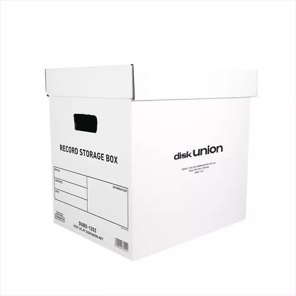 レコードダンボール LP用 RECORD STORAGE BOX Ver.2 ホワイト/LP用