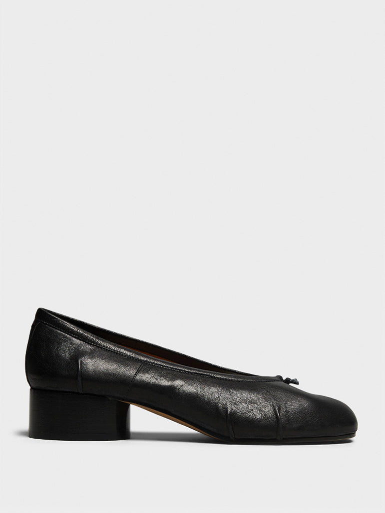 Maison Margiela - Tabi Heeled Ballerina in Black – Stoy