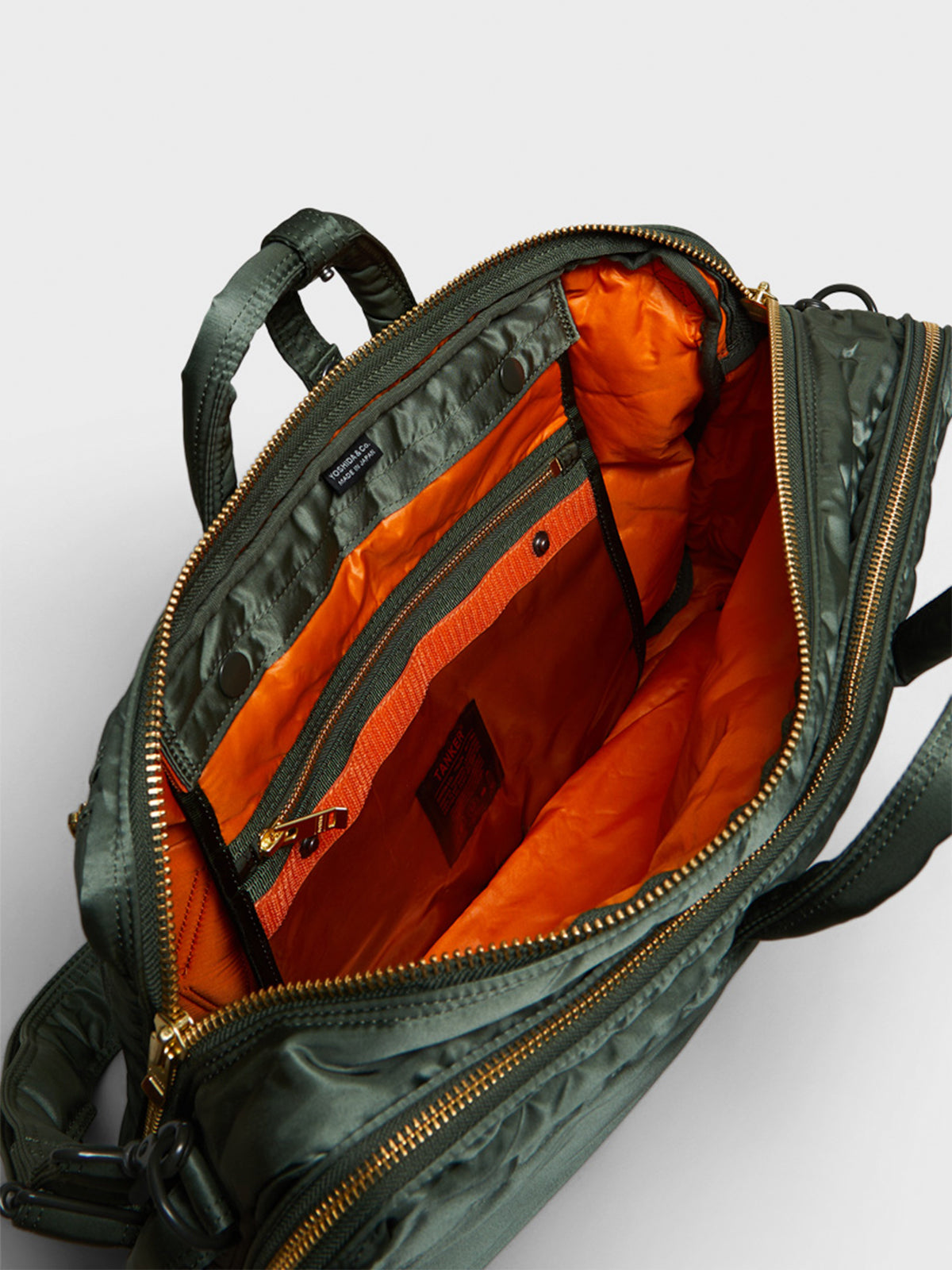 Porter - ALL NEW TANKER 3Way Briefcase in Sage Green – Stoy