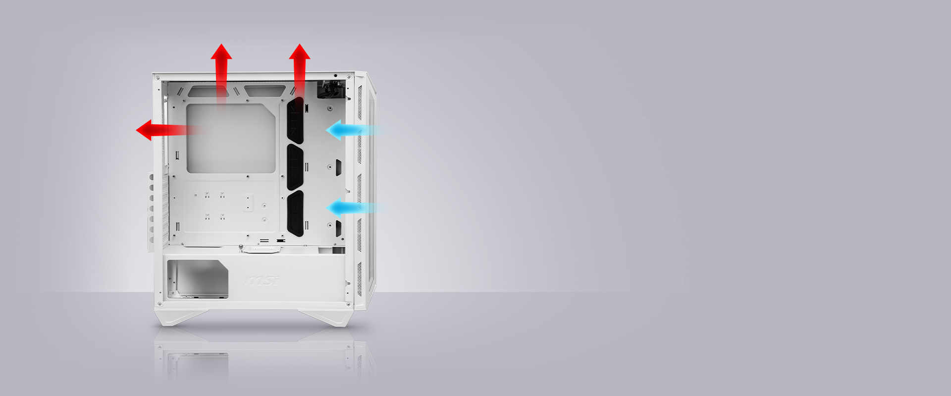 MPG GUNGNIR 110R WHITE | Gaming Case | THE NEW FORM