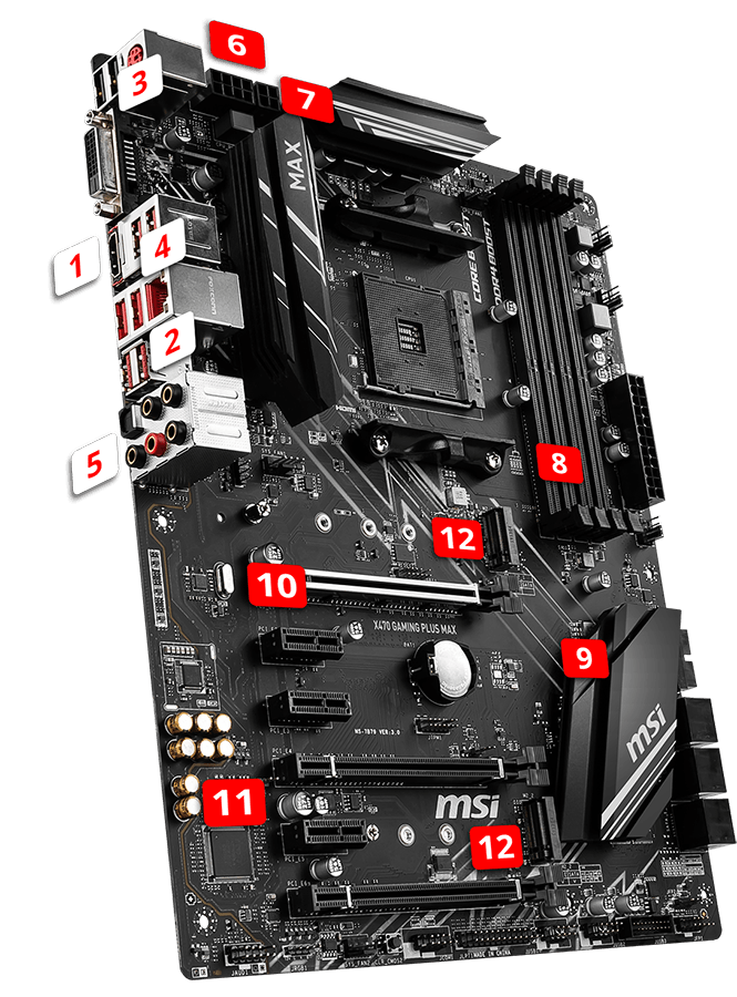 X470 GAMING PLUS MAX | Motherboard | MSI Global